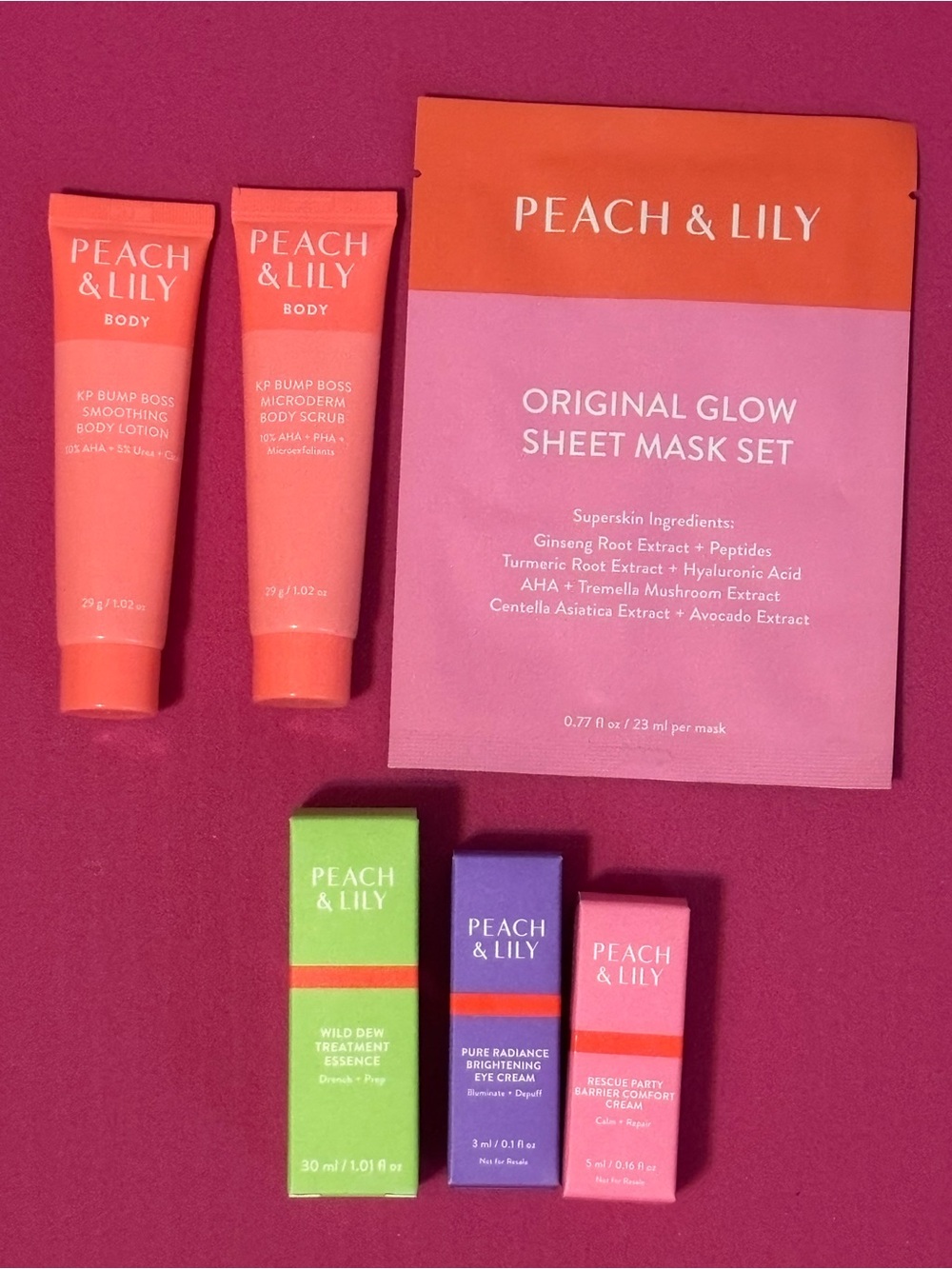 🍑 Peach & Lily Overnight Star Night Cream FULL SIZE Glass Skin with 3 Piece Gift - Picture 3 of 4